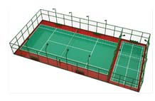 亞強體育施工案例:球場圍網(wǎng)YQ-0024,